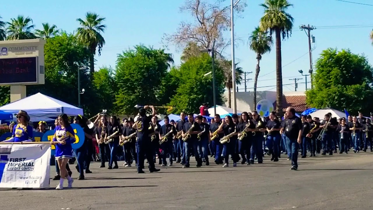 Brawley Cattle Call Parade 2018 BWJH Band YouTube