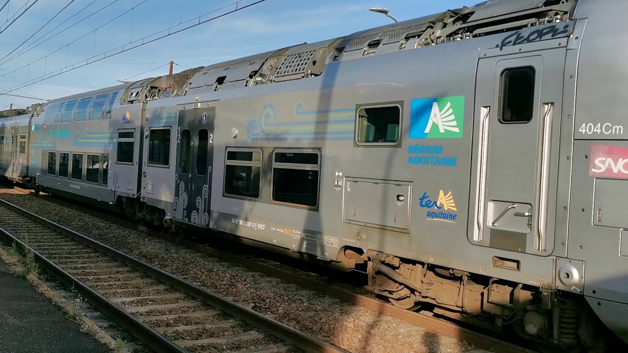 [Bordeaux area] SNCF TER Aquitaine Regio2N departing Facture-Biganos