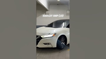 Maxima Headlight Swap (LED) #fyp #shorts #nissan #explore