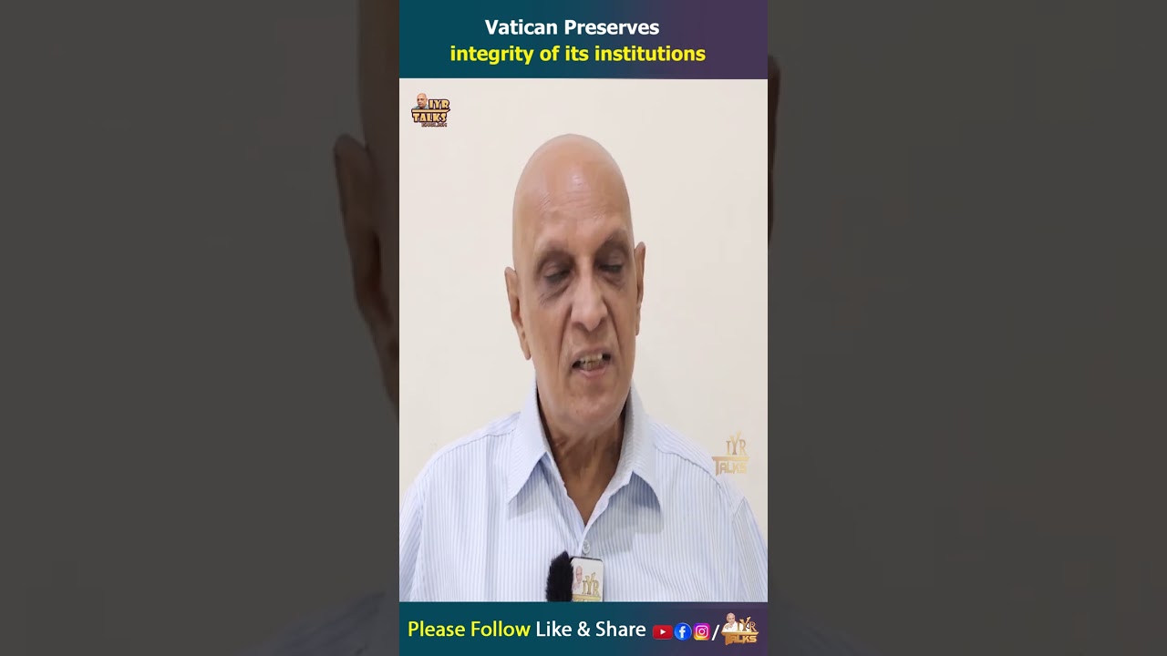 vatican preserves  integrity of its institutions | Tirumala Laddu Controversy | Supreme Court | IYR