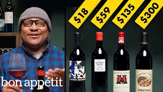 Sommelier Compares Cheap vs Expensive Wines ($18$300) | World of Wine | Bon Appétit