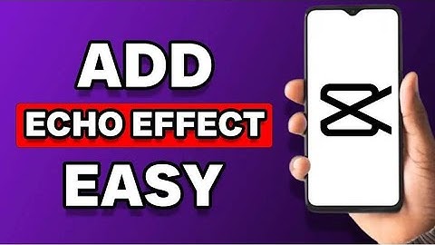 How To Add Echo Effect In Audio Capcut ll @360editss