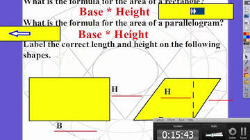 Geometry: Lesson 1 - Area of Parallelograms