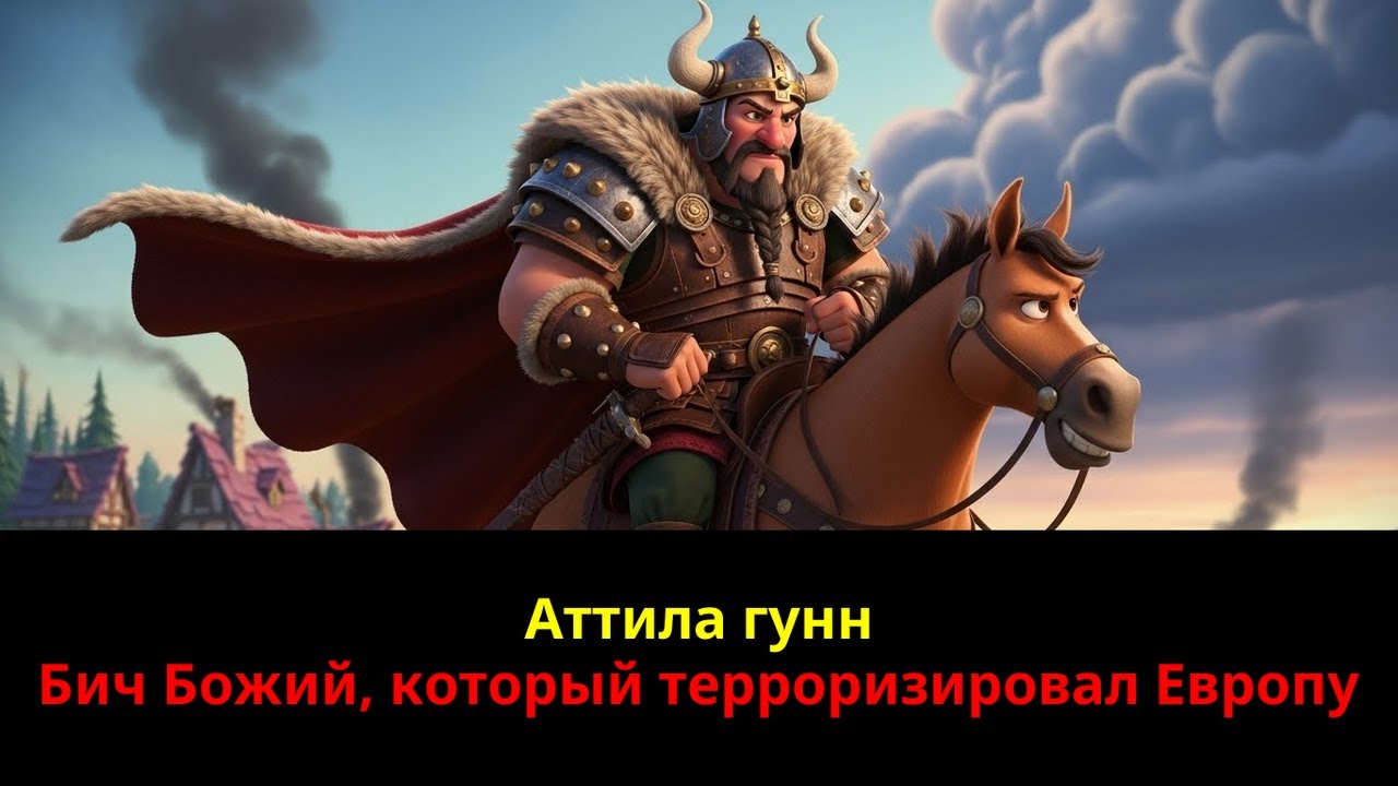 Аттила гунн — Бич Божий который терроризировал Европу - YouTube