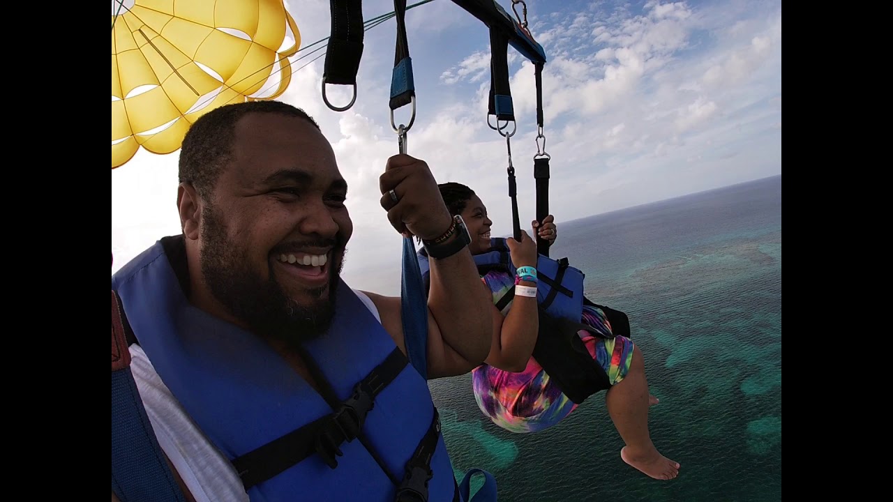 Parasailing With Water Sports in Nassau Bahamas / Carnival - YouTube