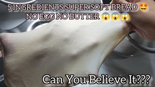 5 INGREDIENT SUPER SOFT BREAD 🤩 NO EGGS NO BUTTER 😱😱😱 CAN YOU BELIEVE IT?? screenshot 3