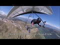 Hang gliding: cruising along Churfirsten, using Insta 360 one x