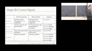 Lecture 5. Single-Cycle and Multi-Cycle uArch - CMU - Computer Architecture 2014 - Onur Mutlu