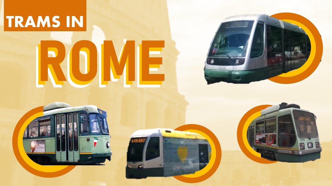 All the Trams in Rome - Compilation - YouTube