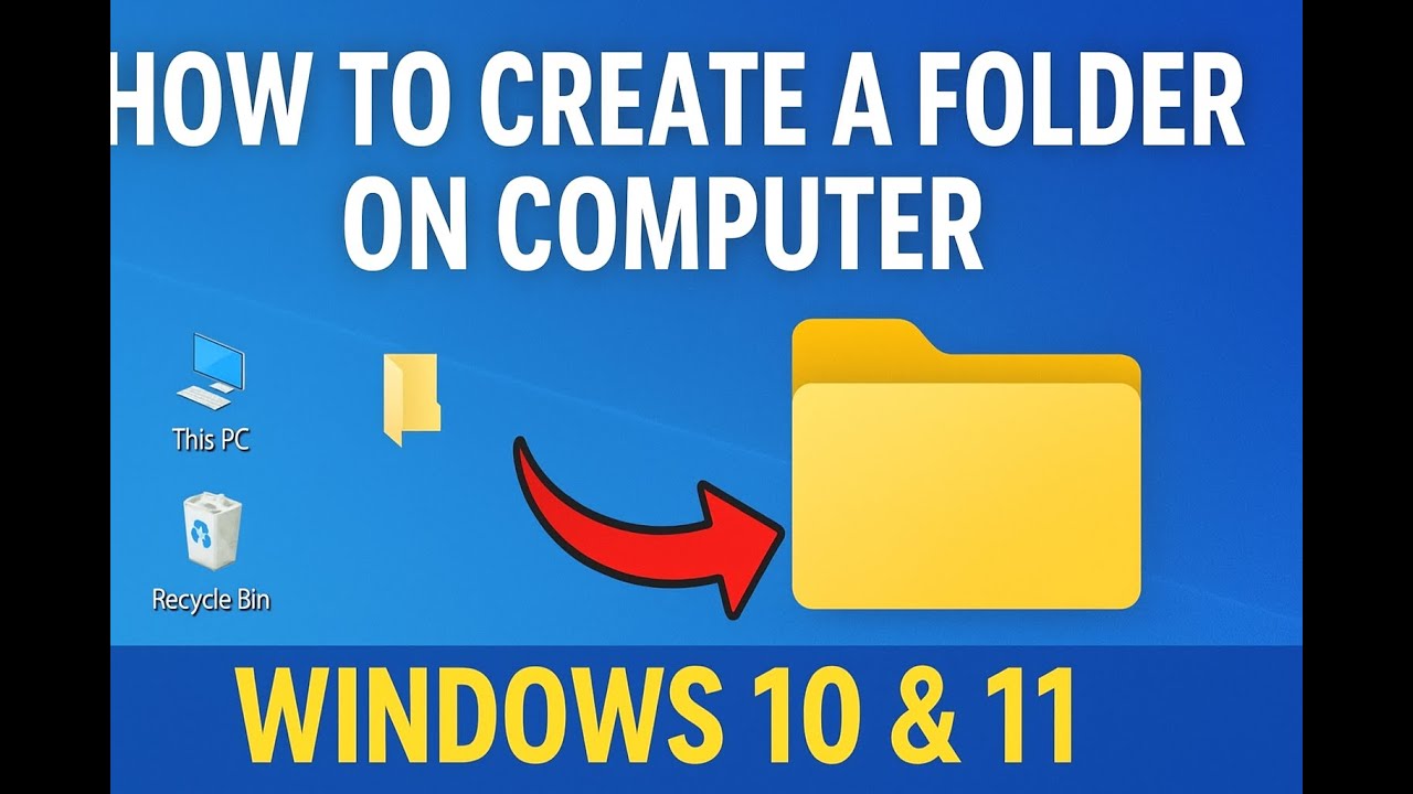 How to Create Folder on Laptop or Desktop | Easy Folder Making Tips for ...