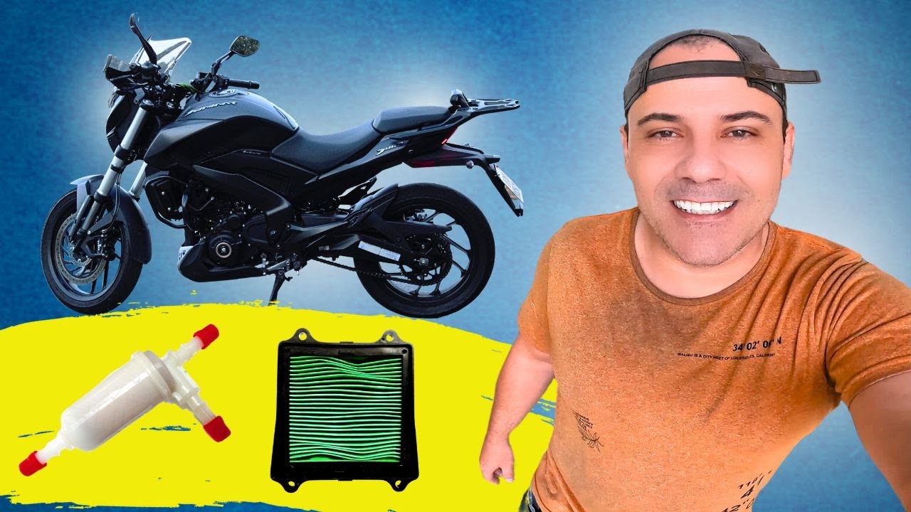 COMO TROCAR FILTRO DE COMBUSTIVEL E AR DA DOMINAR 400