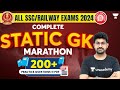 Static GK Marathon | 200+ Paper Based Questions | ALL SSC/Railway Exams 2024 | Deepak Sharma