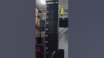 EXXO MLA186 Mini Line array system. #soundcheck #activelinearray #soundsquare #soundsystem