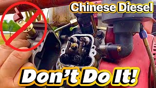 Why You Shouldn’t Use Decompression Switch To Turn Off Chinese 196cc Diesel Engine
