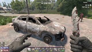 7 Days To Die 1.0 - Solo Insane Permadeath - Day 36 - Trader Jen & Burnt Biome