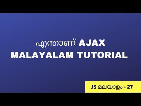 Ajax malayalam tutorial