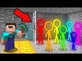 I SAVED STICKMAN AND HIS FRIENDS FROM A DRAWN PRISON IN MINECRAFT ? 100% TROLLING TRAP !