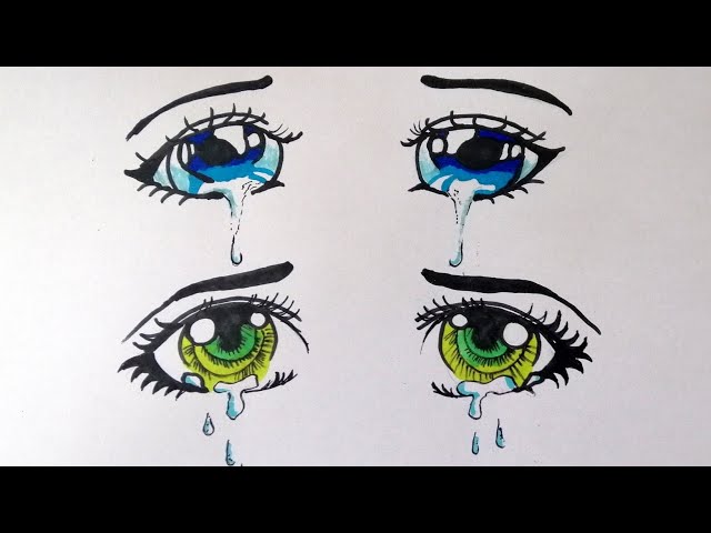 Kawaii Anime Girl Eyes Crying Diamonds Sparkles Nepal | Ubuy