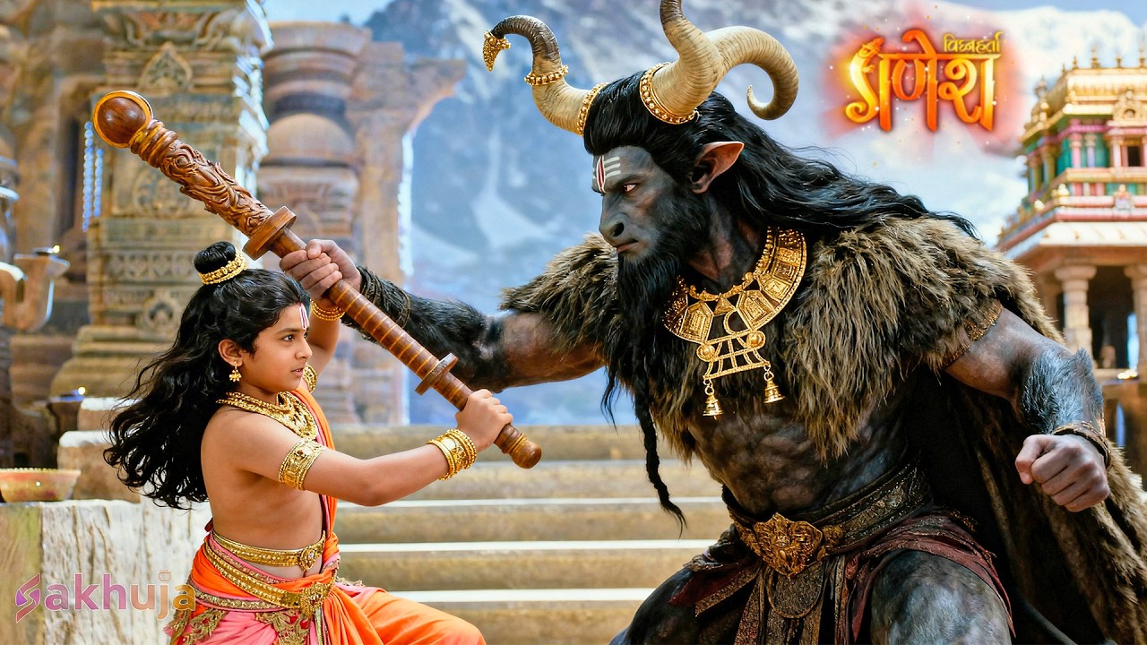 महादेव के नंदी बैल से हुआ गणेश जी का महायुद्ध | विघ्नहर्ता गणेश | Vighnaharta Ganesh 2026