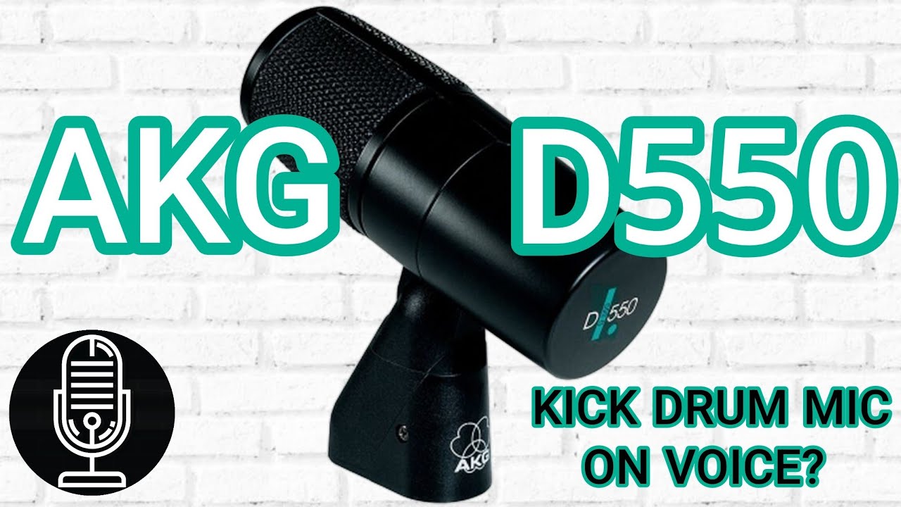 AKG D550 - Dynamic Stage Microphone - Test / Review - Bass Instrument Mic  On Voice? - YouTube