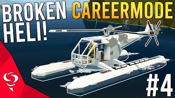 Building a USELESS Helicopter... -  Stormworks HARDCORE Career Mode #4