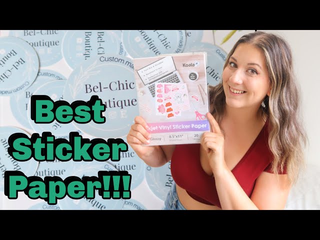 The ULTIMATE Matte Sticker Paper Review