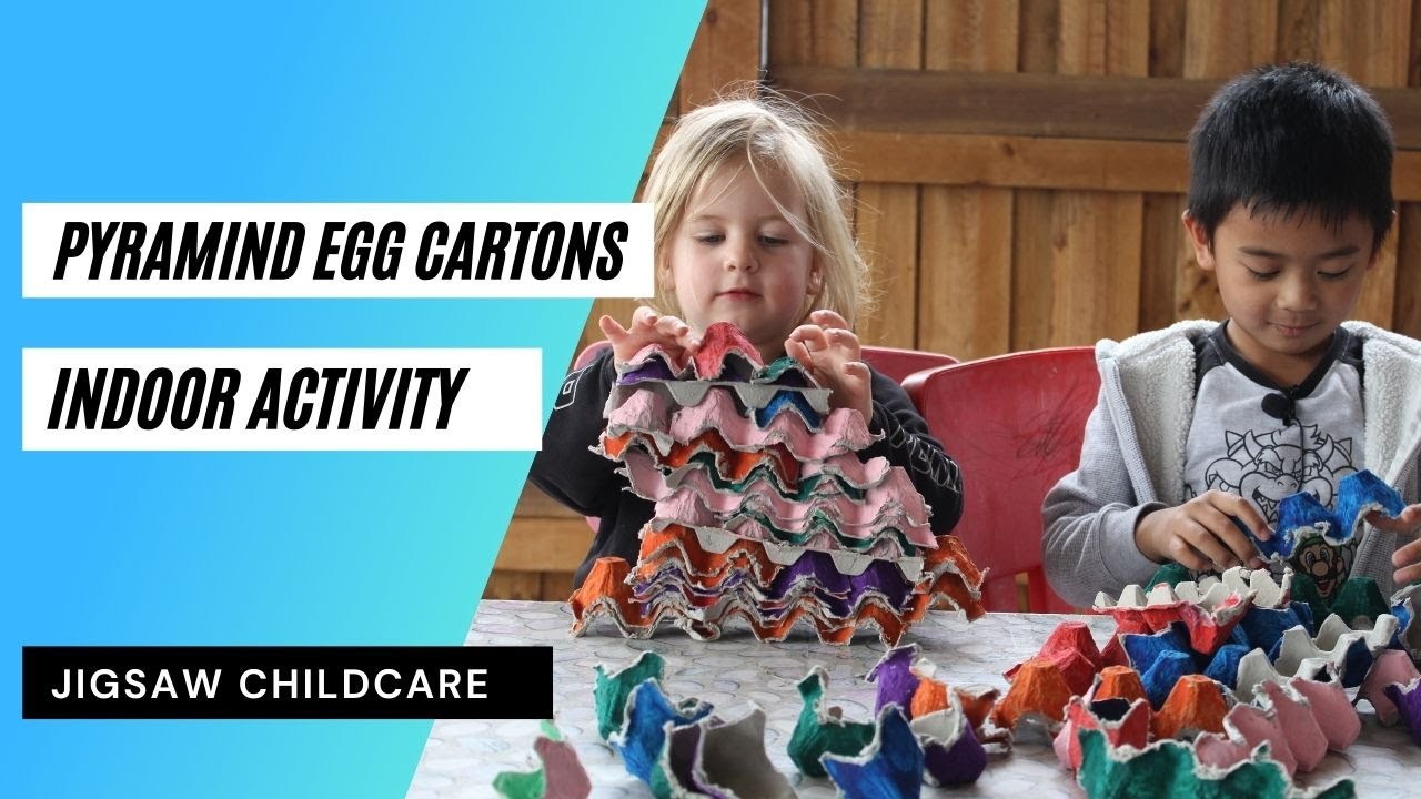 Egg Carton Pyramid Activity For Kids | Indoor Activity | Jigsaw Childcare Online Learning