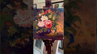 Acrylic on canvas Flower vase painting #art #painting #artist