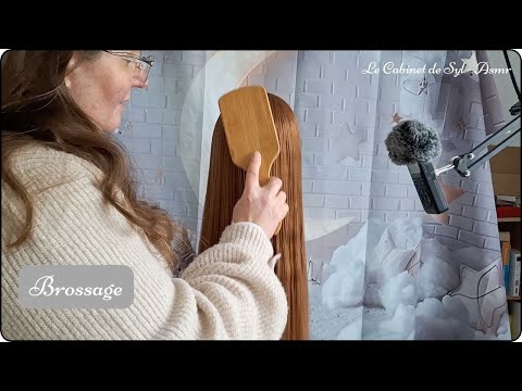 ASMR FR - Brossage des cheveux avec Tascam (chuchotement)