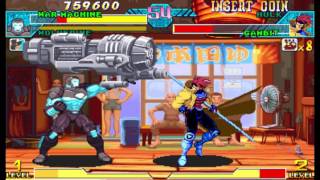 Famous Marvel vs Capcom 1 ( Arcade ) - Wolverine / War Machine Playthrough ( Dec 16, 2016 ) Wealth