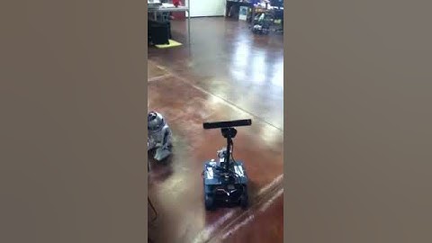 CoroWare CoroBot with MS Kinect obstacle avoidance