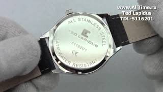 Обзор. Мужские наручные fashion часы Ted Lapidus TDL-5116201 - Видео от AllTimeRU