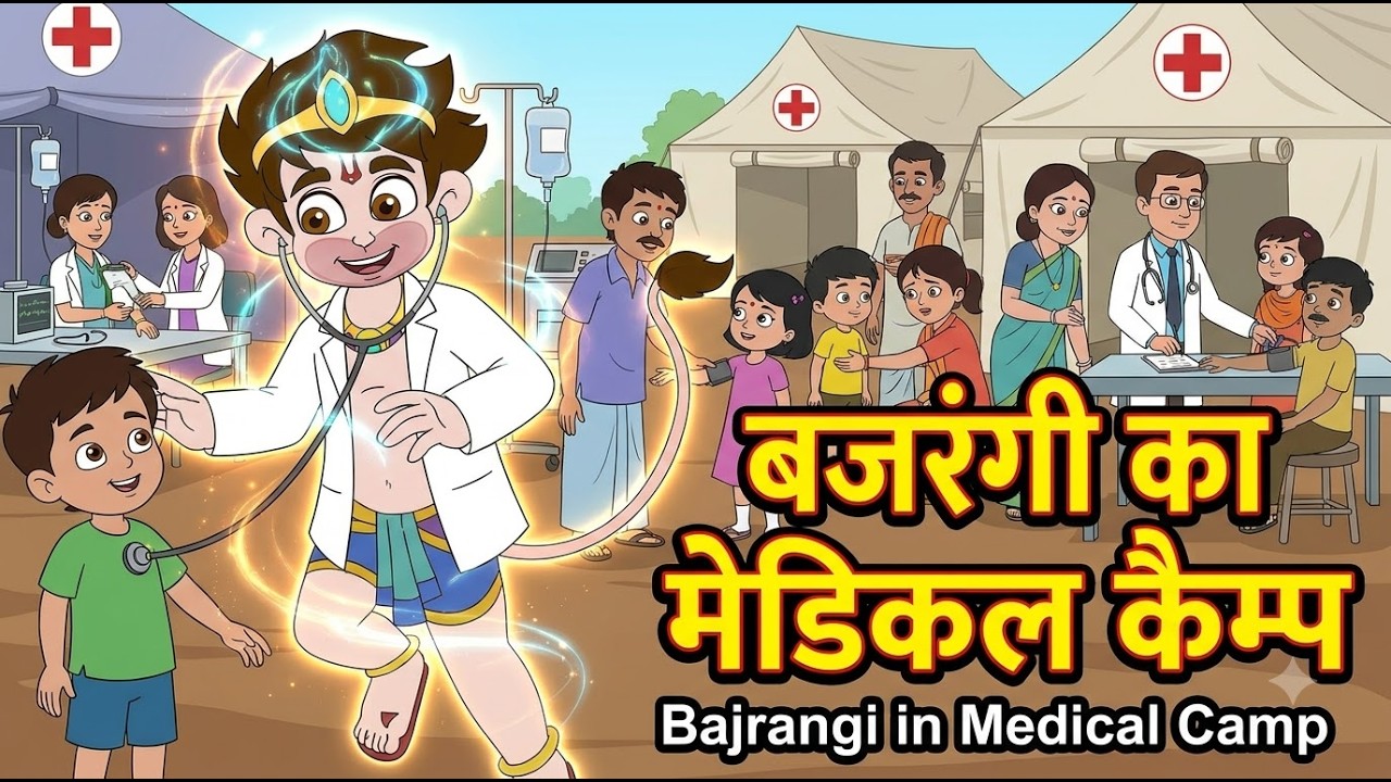 Bajrangi in Medical Camp | Selfie With Bajrangi | Funny Cartoon | Wow Network
