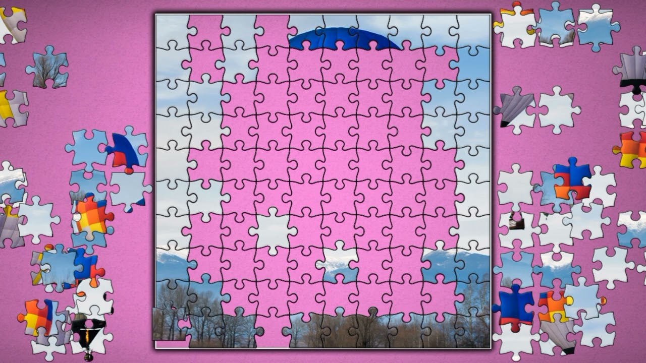 Colorful Hot Air Balloon❤️😊 jigsaw puzzle🧩🧩 \\ 