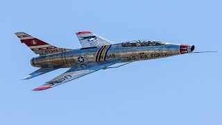 2019 Toledo Airshow: North American F-100 Super Sabre (N2011V)