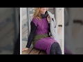 Pletena moda.Теплое зимнее стильное  вязаное платье #1