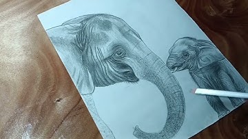How to draw Elephant 🐘 drawing video #drawing #art #video 