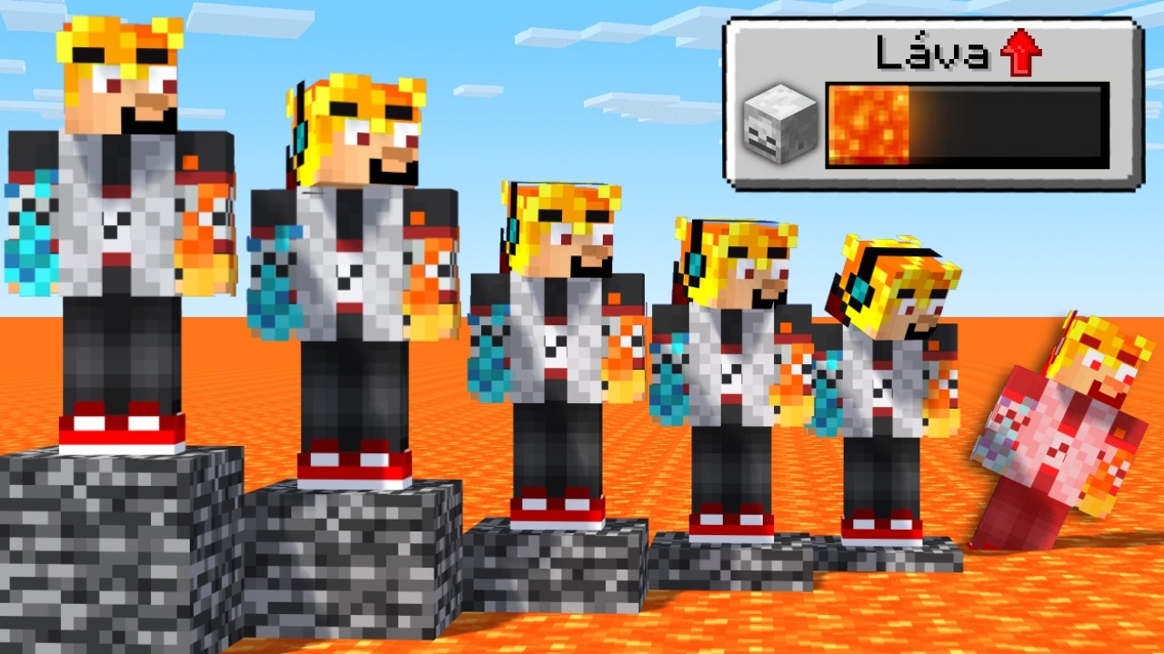 100 Hráčů když někdo Zemře, LÁVA STOUPNE
