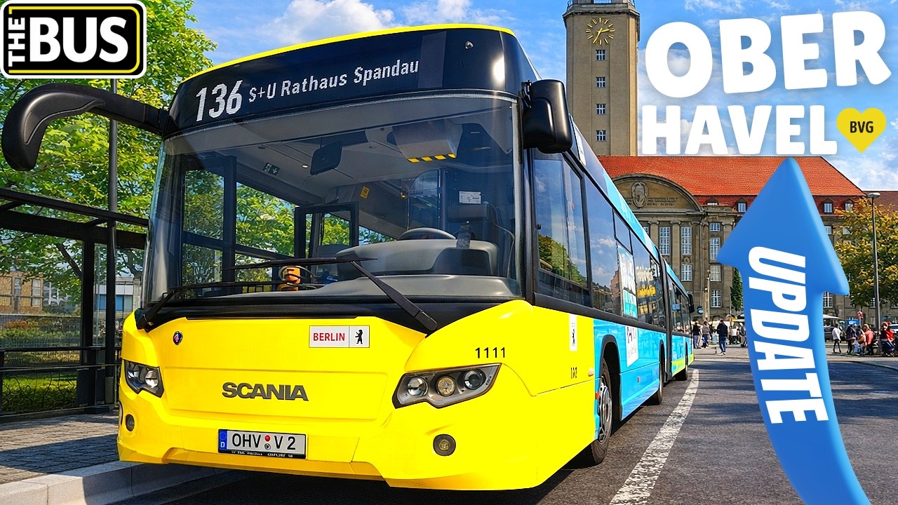 ENDLICH NACH SPANDAU! 😍 Update Oberhavel 🚌 The Bus BVG-Linie 136