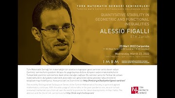 Alessio Figalli – Quantitative Stability in Geometric and Functional Inequalities