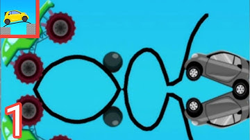 Draw Bridge Game Level 43-60 Save Car Walkthrough Gameplay Part 1 |