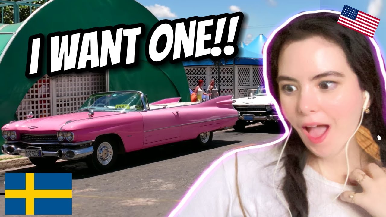 American Girl Reacts to Sweden Weird Slow Cars!