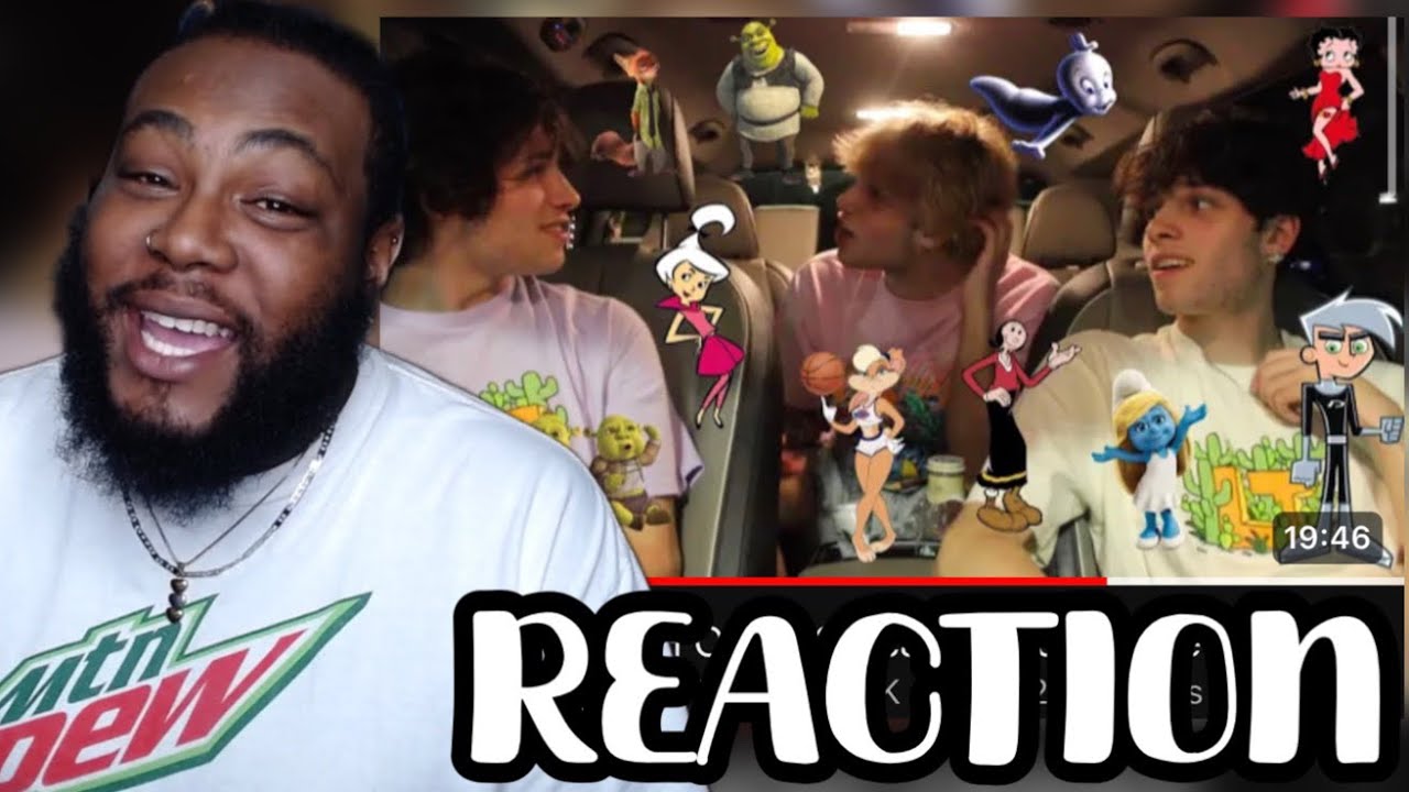 HILARIOUS AF! Sturniolo Triplets - SMASH OR PASS cartoon characters!