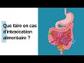 Que faire en cas dintoxication alimentaire 