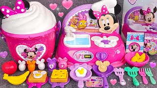 Satisfying With Unboxing Cute Minnie Mouse Kitchen Playset Disney Toys Collection Review Asmr