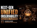 Next-Gen Unified Observability Platform Playbook | Building Modern Monitoring Architecture | Uplatz