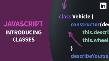 JavaScript Tutorial - Introducing CLASSES