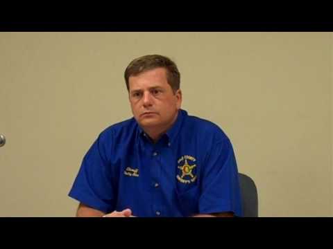 August 23rd 2009 Press Conference by Dale County, Al. Sheriff Wally Olson on Echo Community Shooting