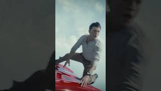 uncharted movie piter jumped aeroplane ✈️ wait for end 🤯 #viral #ytshorts #youtubeshort #trending