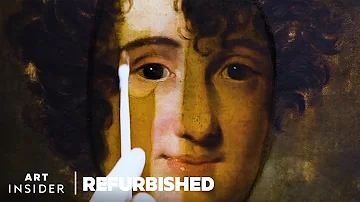 Can a cracked oil painting be repaired?